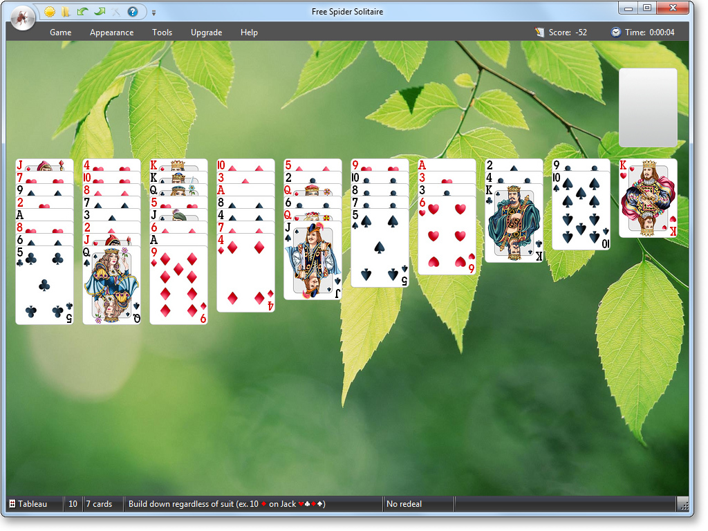 Spider solitaire for macintosh